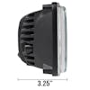 4" x 6" Rectangular High Power CREE LED Headlight With Solid Glass Lens - Side
