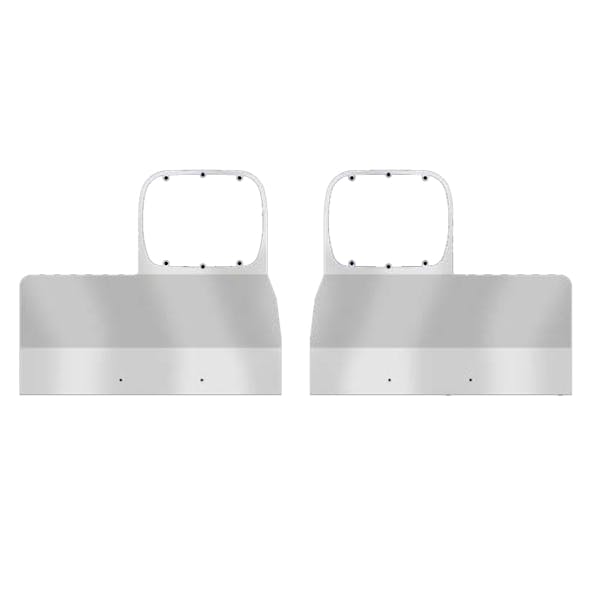 Peterbilt 378 379 Stainless Steel Single Headlight Mount Fender Guards