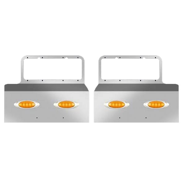 Peterbilt 379 Headlight Mount With 2 P1 LED's