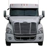 14" Freightliner Cascadia Day Cab Drop Visor On Truck Front View