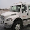 Freightliner Business Class M2 112 Raised Roof Drop Visor Side View