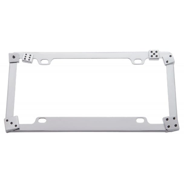 Universal Dice License Plate Frame