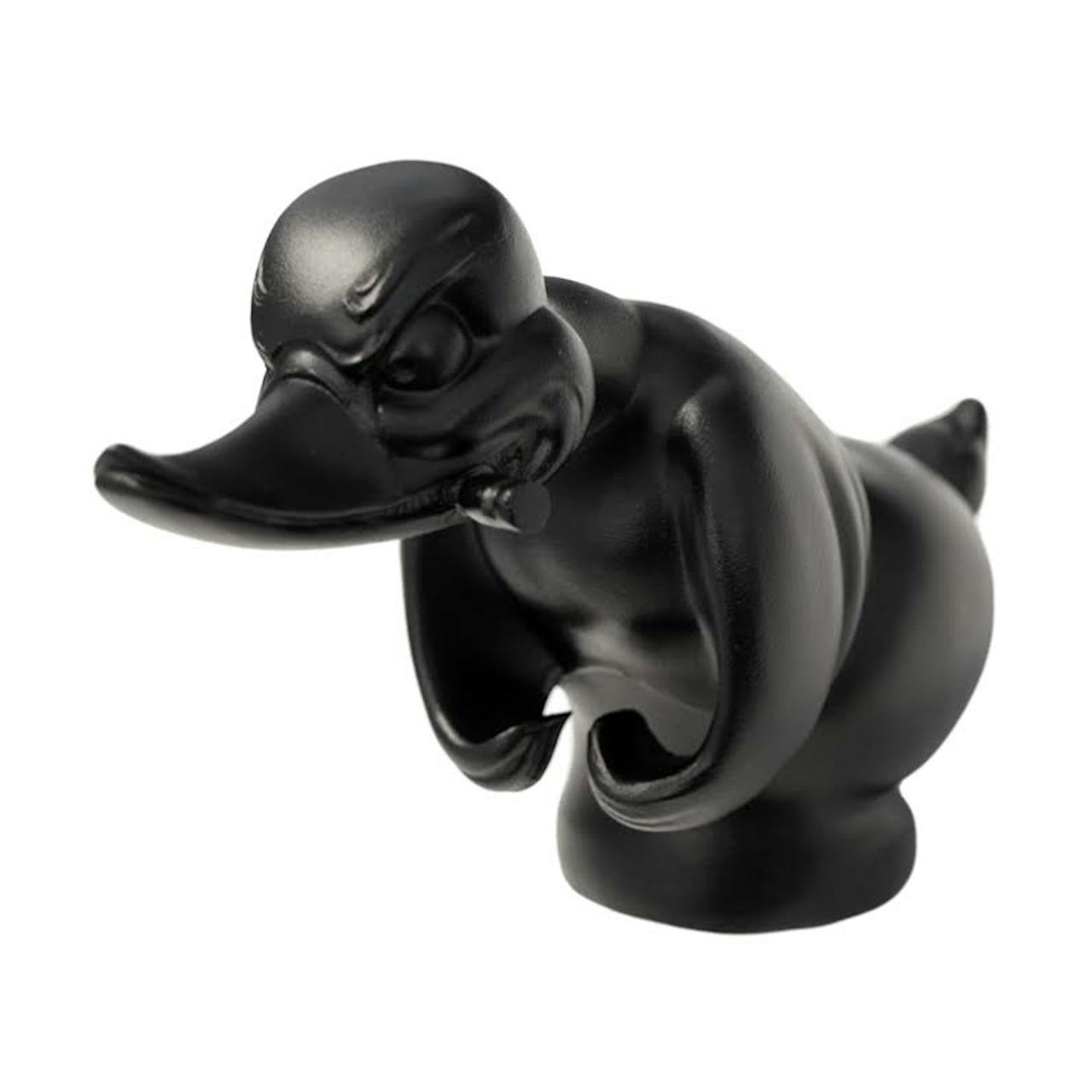 Angry Rubber Duck Hood Ornament Death Proof Flat Black