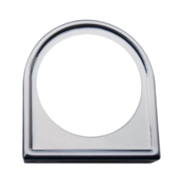 Chrome Single Truck Gauge Mounting Bracket Front