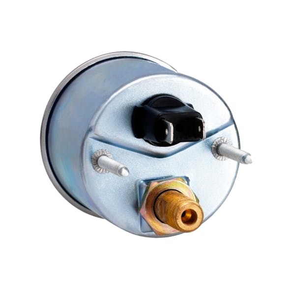 Semi Truck 30" Hg Mechanical Vacuum Gauge With Optional Kit Series 1 Back