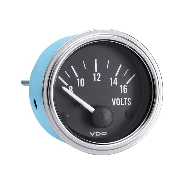 Semi Truck Electrical Voltmeter Gauge Series 1 Without Colorband