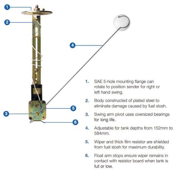 Universal Fuel Sender Diagram