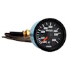 Semi Truck Mechanical Water Temperature Gauge With Capillary Vision Black