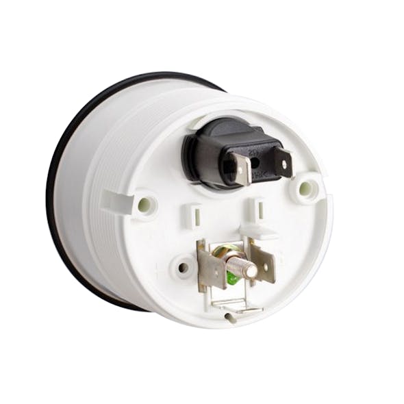 Semi Truck Electrical Outside Temperature Gauge Kit Vision Black Back