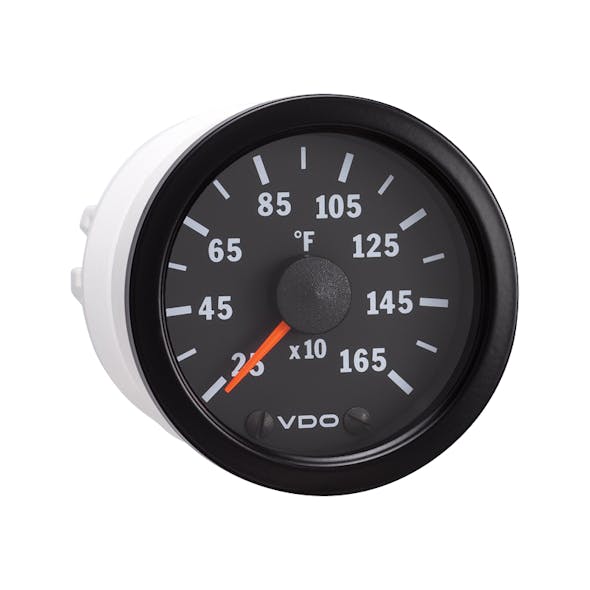 Semi Truck Electrical Pyrometer Gauge Vision Black