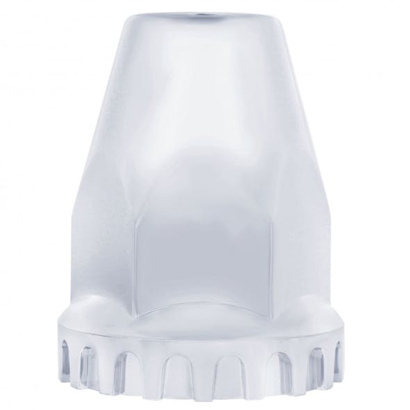 Chrome Plastic 1 1/2" Push On Nut Cover