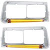 Freightliner FLD Headlight Bezel With GLO LED Lights Clear Lens