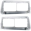 Freightliner FLD Headlight Bezel With GLO LED Lights Clear Lens Off