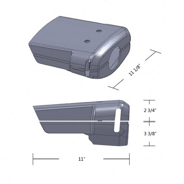 Freightliner Century Coronado Columbia Upper Steering Column Cover Dimensions