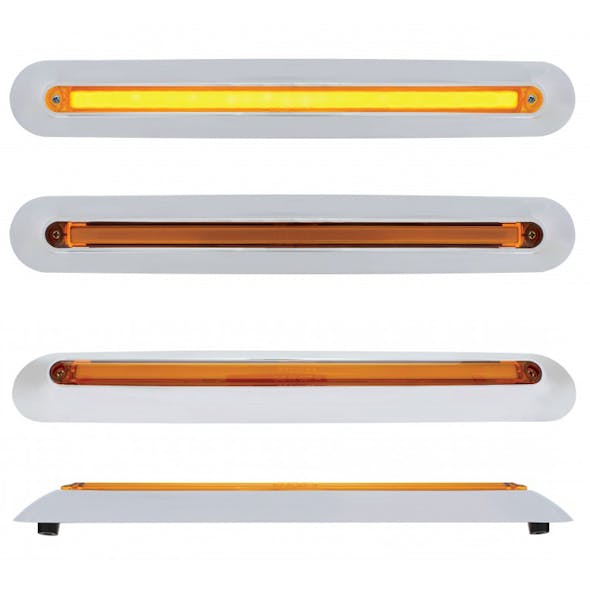 Freightliner 2005 & Up Mirror Cover LED GLO Light Bar Amber