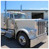 Peterbilt 365 388 389 Rolled End Square Bumper On White Truck Angled