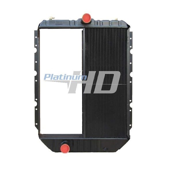 International 4900 Series Half Core Radiator Left Bottom Connection