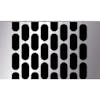 Kenworth T880 Stainless Steel Punch Grill By RoadWorks - vertical ovals