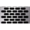 Kenworth T880 Stainless Steel Punch Grill By RoadWorks - horizontal ovals