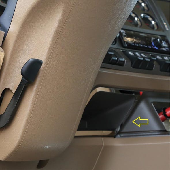 Kenworth T680 & T880 Right Of Steering Wheel Pocket Trim