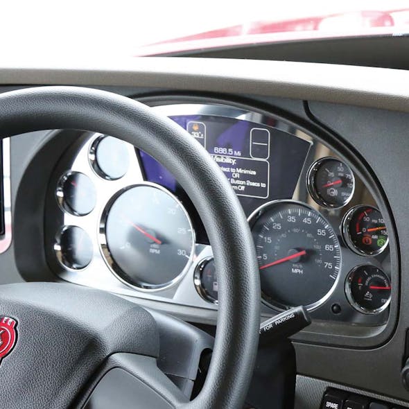 Kenworth T680 & T880 Main Gauge Cluster Trim