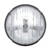 7" Round 5 High Powered Dual Function LED Chrome Headlight High Beam On