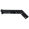 28" Spring Loaded Mud Flap Hanger 45 Degree Angle Black Finish