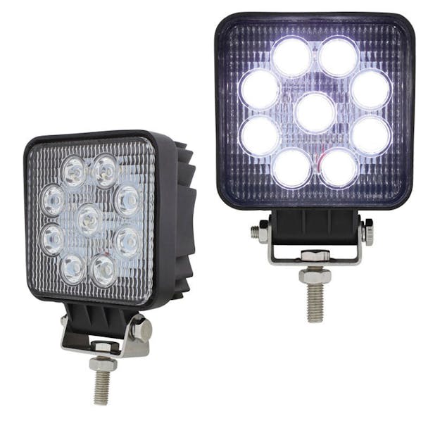 4 1/2" High Power 9 LED Square Work Flood Light Competition Series
