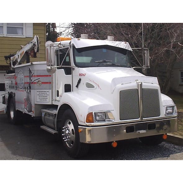 13" Kenworth W900 T800 T600 T300 Blind Mount Bowtie Visor on Truck