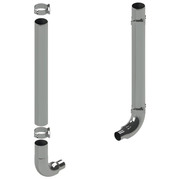 Freightliner Classic FLD 6" Lincoln Exhaust Stack Kit