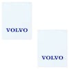 Volvo Logo White Mud Flap 24" x 30" (Pair)