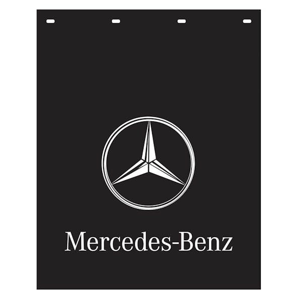 Polyguard Mud Flap Mercedes-Benz Logo 24" x 30" Single
