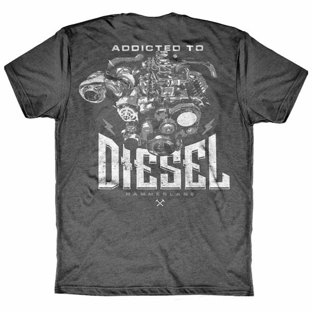 Diesel Addicted Hammer Lane Trucker Shirt Back