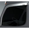 Freightliner Classic FLD Chrome Ventvisor Rain Guard Rear 3QTR View