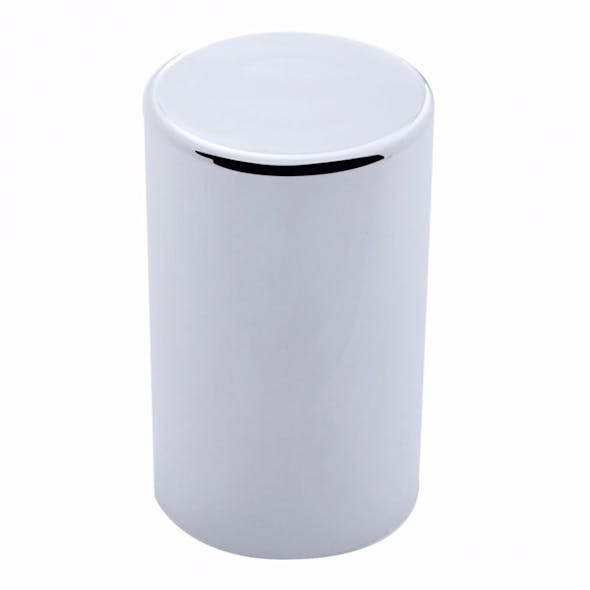 Chrome Plastic Push-On Nut Cover For Full-Size Pickup Trucks