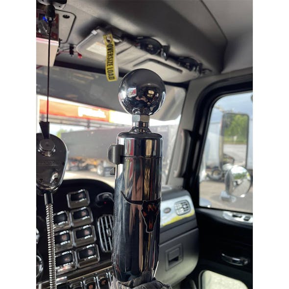 Chrome Billet Round Shift Knob Kit In Truck