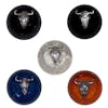 Cow Skull Shift Knob Black, Clear Glitter, Black Glitter, Red Glitter & Blue Glitter