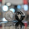 Cow Skull Shift Knob Black, Clear Glitter
