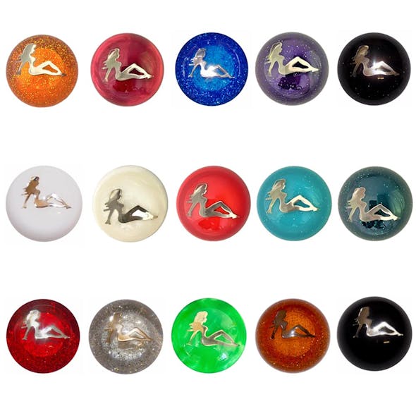 Default-Chrome Mudflap Girl Shift Knob Kit