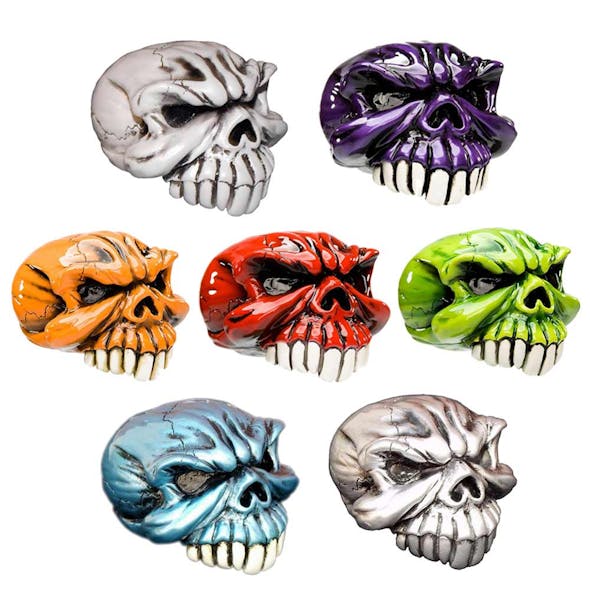 Gomez Skull Pewter Shift Knob Kit - All Color Options