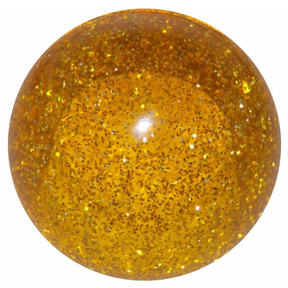 Glitter Air Brake Knob Amber
