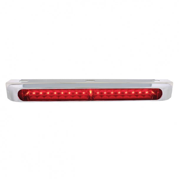 STT LED Light Bar With Stainless Steel Bracket - With Chrome Bezel