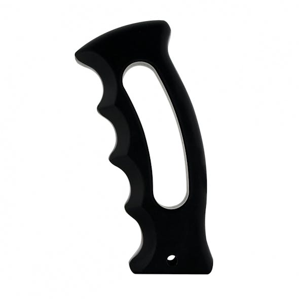 Slot Style Pistol Grip Shift Knob - Black - Universal Hex Screw Mount