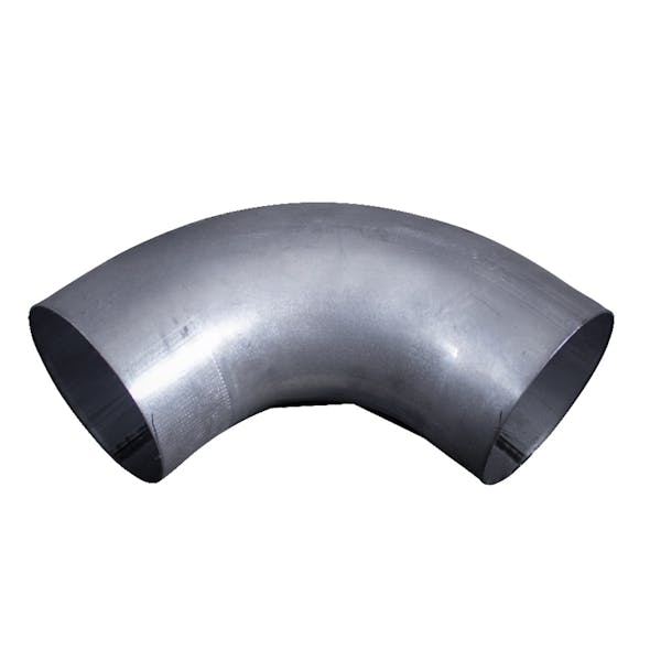  5" 90 Degree 12"x12" Aluminized Exhaust Elbow 