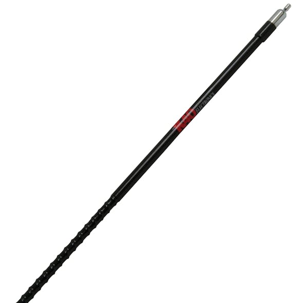 K40 Antennas Superflex Tunable Black Fiberglass CB Whip Antenna 