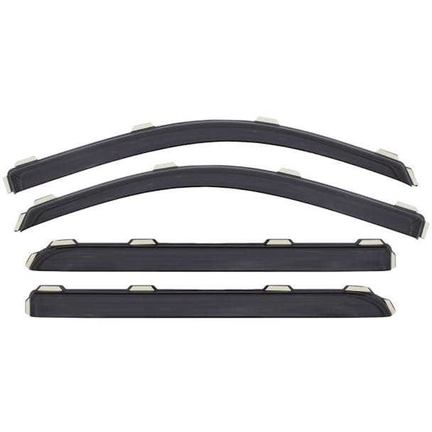 Ford F-150 Supercab AVS Smoke In-Channel Ventvisor 4 Piece