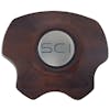 Wildwood Mahogany Stained Wood Steering Wheel Pad