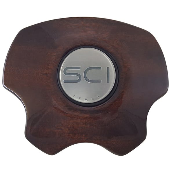 Wildwood Mahogany Stained Wood Steering Wheel Pad