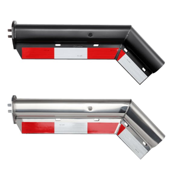 27" Angled Conspicuity Mud Flap Hanger Bracket