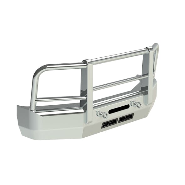 Ford F150 Herd Aero LT Bumper Grill Guard (Mirror-Polished Aluminum)